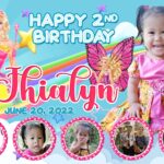 3x2 Happy 2nd Birthday Jhailyn Barbie Tarpaulin Design