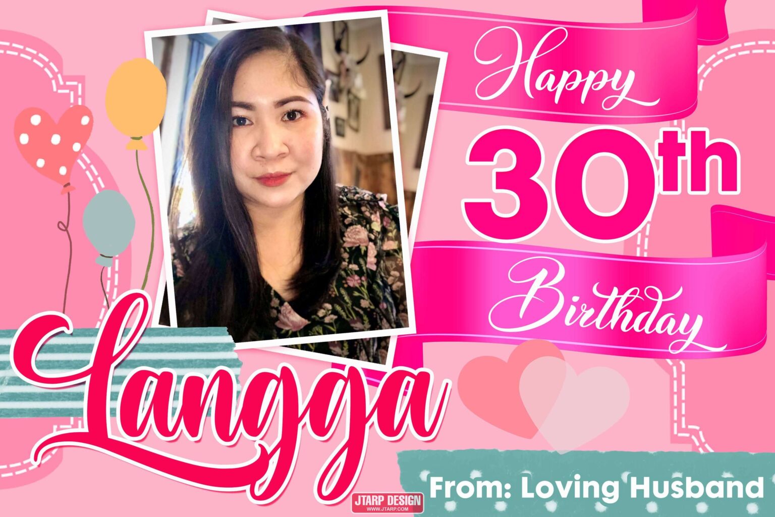 3x2 Happy 30th Birthday Langga