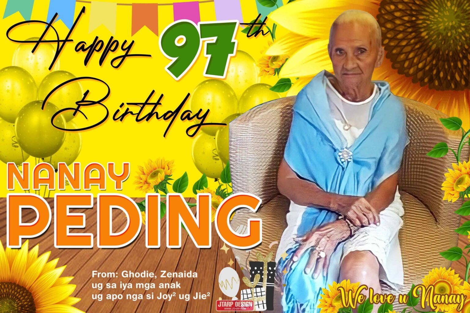 3x2 Happy 97th Birthday Nanay Peding