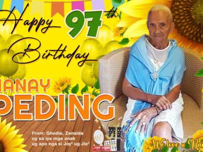 3x2 Happy 97th Birthday Nanay Peding