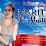 3x2 In late memory of Marites Martinez