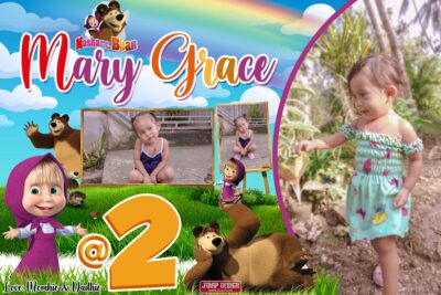 3x2 Mary Grace @2 Masha and the Bear Theme