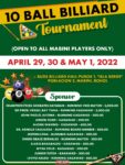 3x4 10 BALL BILLIARD TOURNAMENT