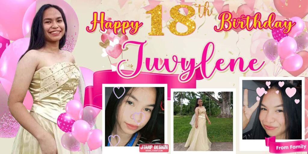 4x2 Happy 18th Birthday Juvylene V2