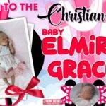 4x2 Welcome to the Christian World Baby Elmira Grace Minnie Mouse Design