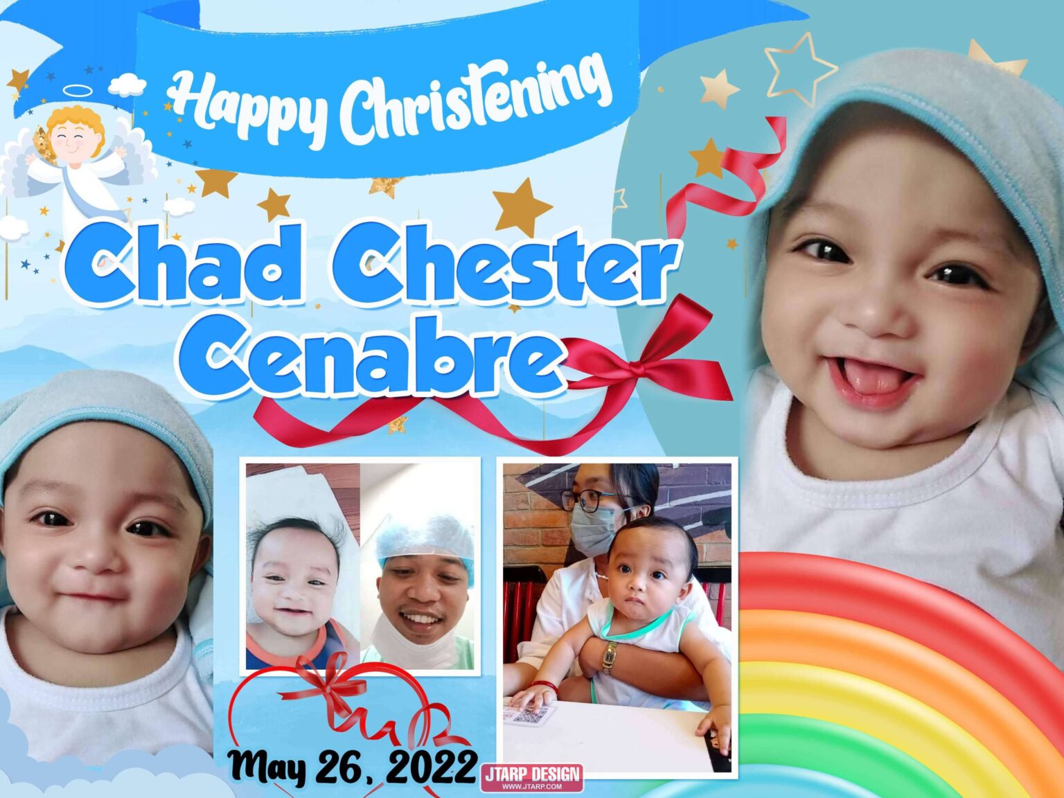 4x3 Happy Christening Chad Chester Cenabre