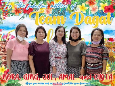 4x3 Hawaiian Theme Tarp Design for Team Dagat Mothers