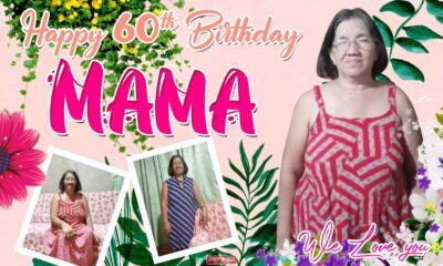 5x3 HAPPY 60TH BIRTHDAY MAMA Plantita Theme