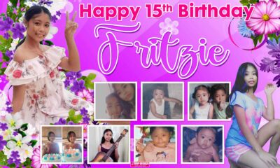 5x3 Happy 15th Birthday Fritzie