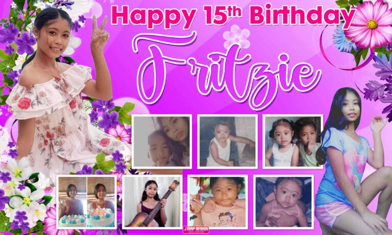 5x3 Happy 15th Birthday Fritzie