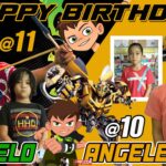 5x3 Happy Birthday ANgelo and Angelexus Ben 10 and Bumble bee Theme