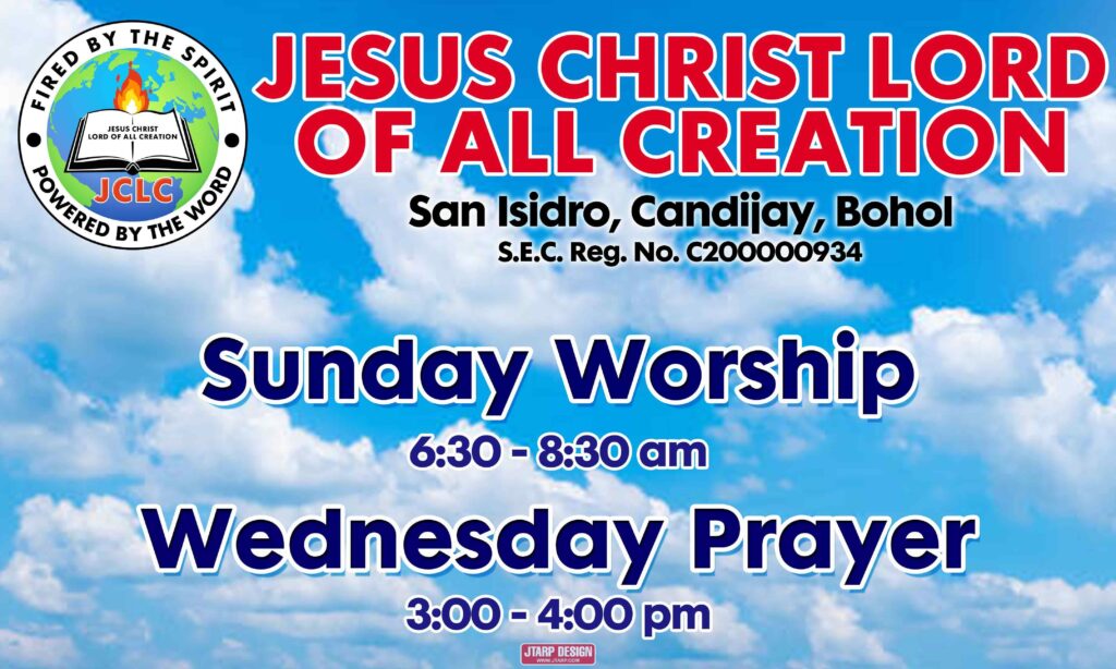 5x3 JESUS CHRIST LORD OF ALL CREATION