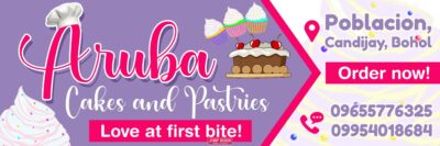 6x2 Aruba Cakes and Pastries Business tarpaulin Design