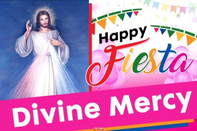 6x4 Happy Feista Divine Mercy 2