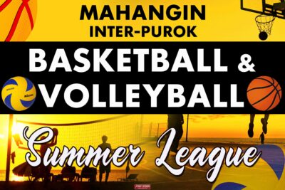 6x4 Mahangin Inter Purok Basketball and Volleyball