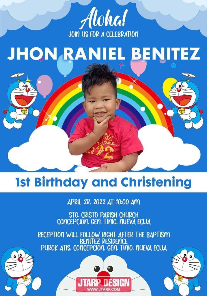 Doreamon Invitation Design Jhon Raniel Banitez V3