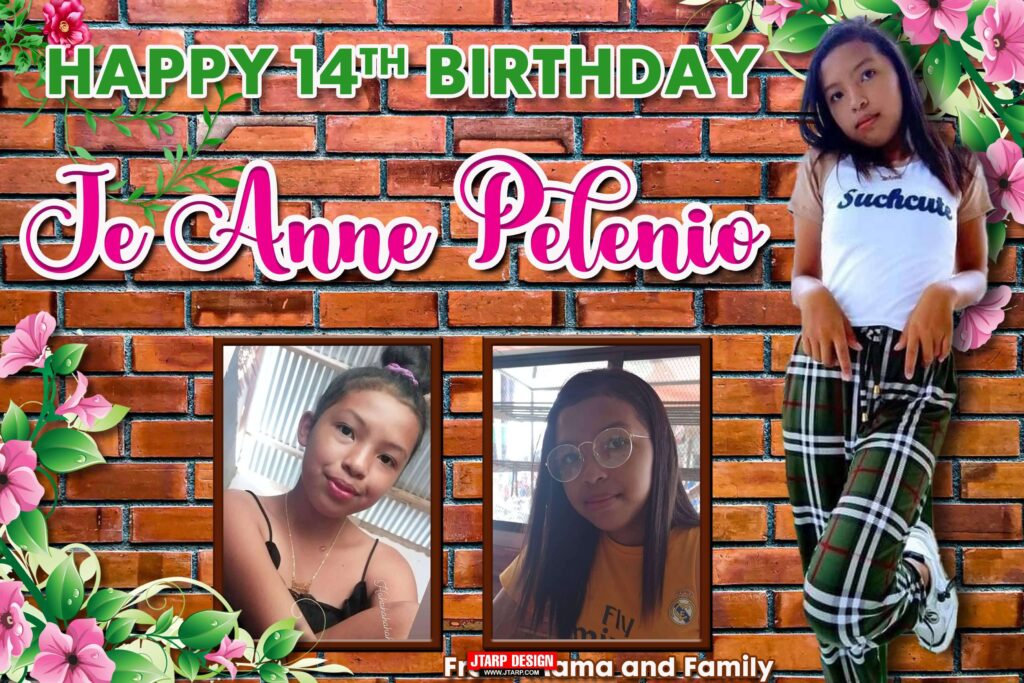 3x2 Happy 14th Birthday Je Anne Pelenio