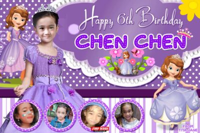 3x2 Happy 6th bday Chen Chen Sofia the First