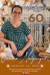 20x30 inches Veronica Naliponguit 60th Birthday