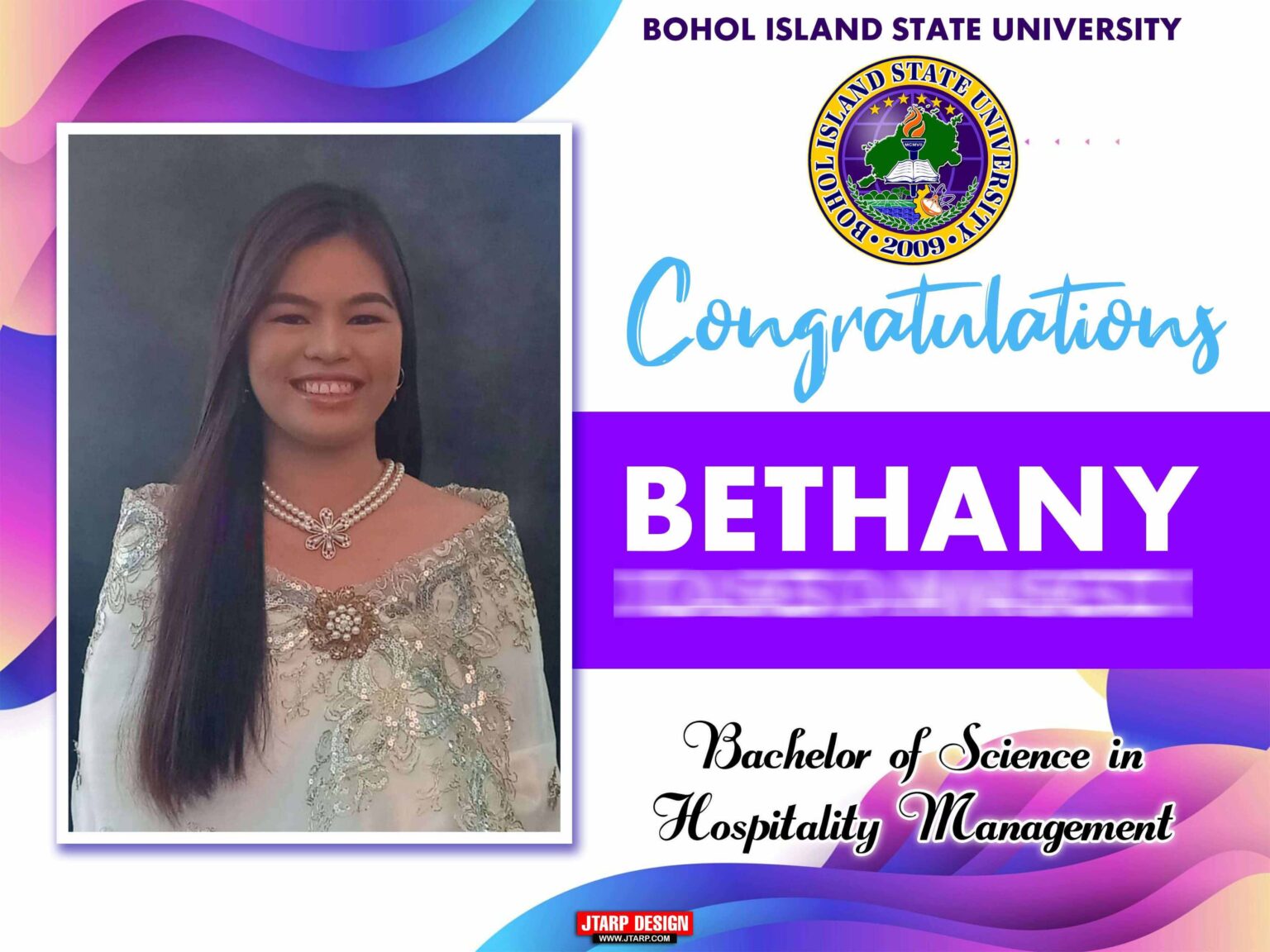 4x3 Congratulations Bethany