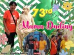4x3 HAPPY 73rd Birthday Mama Dading Green Theme