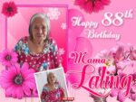 4x3 Happy 88th birthday mama laling