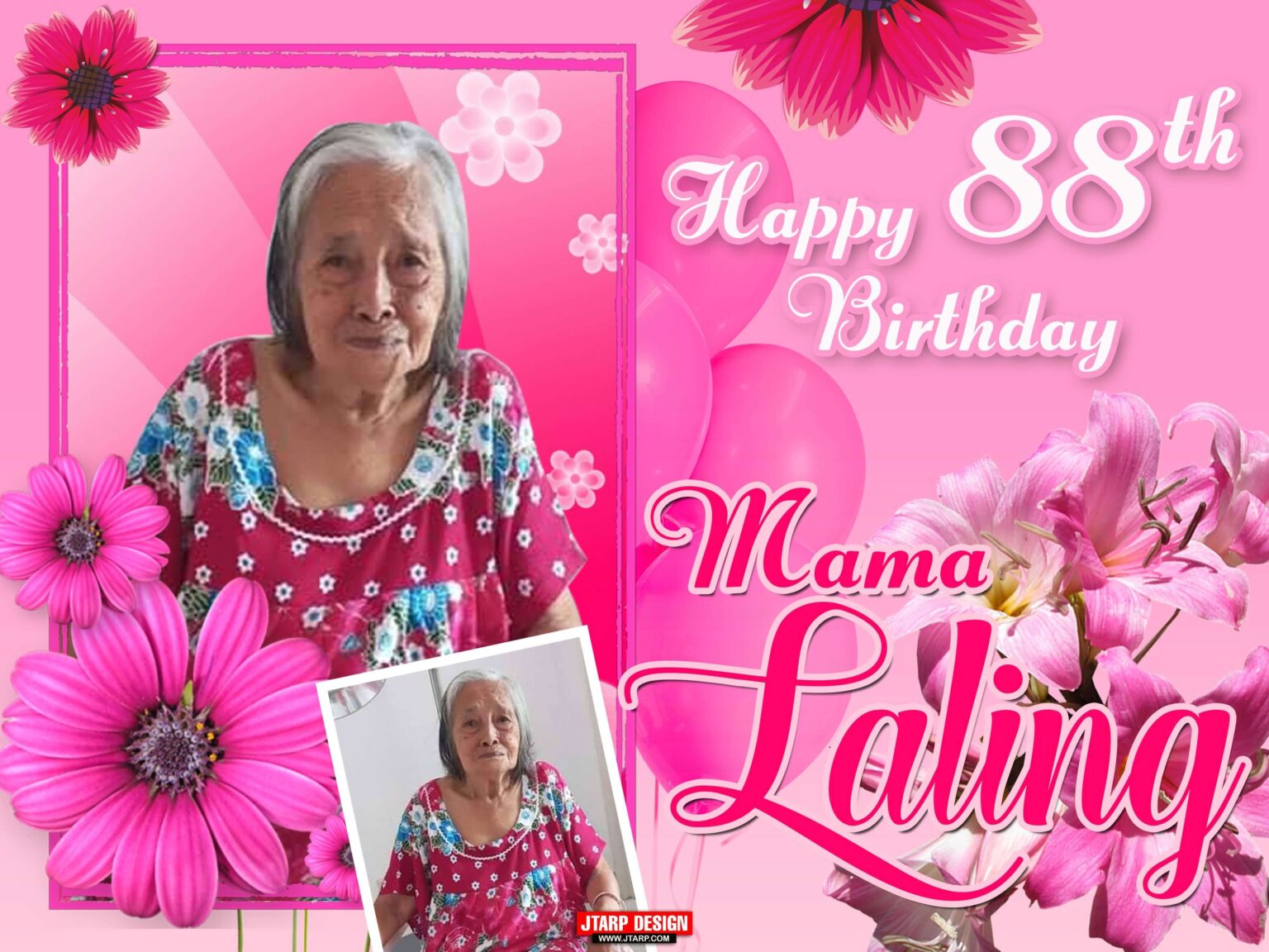 4x3 Happy 88th birthday mama laling