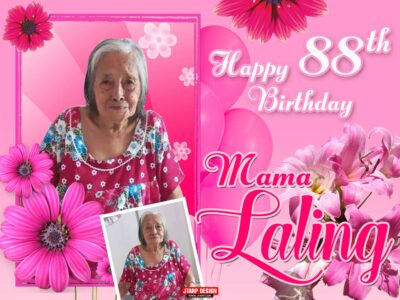 4x3 Happy 88th birthday mama laling