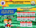5x4 ENROLLMENT AND BRIGADA ESKWELA SCHEDULE SAN ISIDRO ES