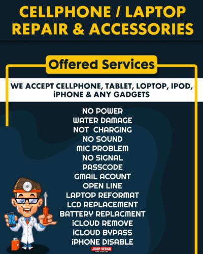 80x100 Cellphone loptop repair accessories