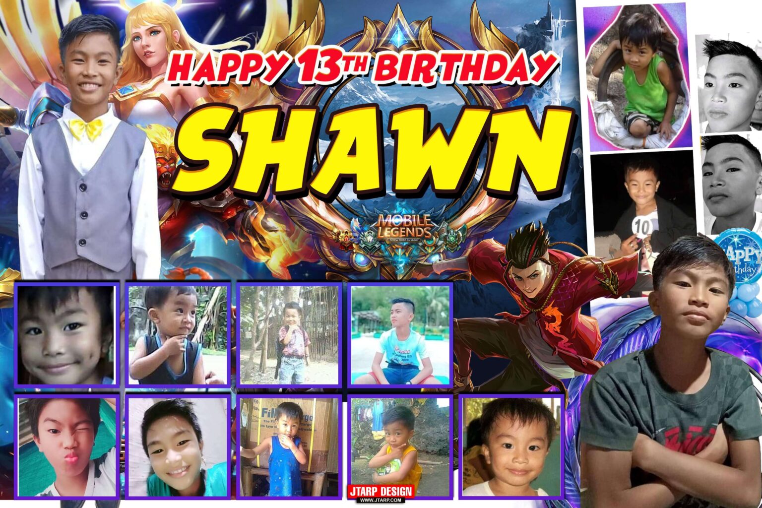3x2 happy 13th birthday shawn Mobile Legends