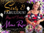 4x3 Sixty and Fabulous Happy 60th Birthday Mama Rose