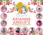 5x4 Arianne Amelie First Magical Birthday Tarpaulin Design V2