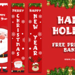 Merry Christmas and Happy New Year Outdoor Banners Thumbnail