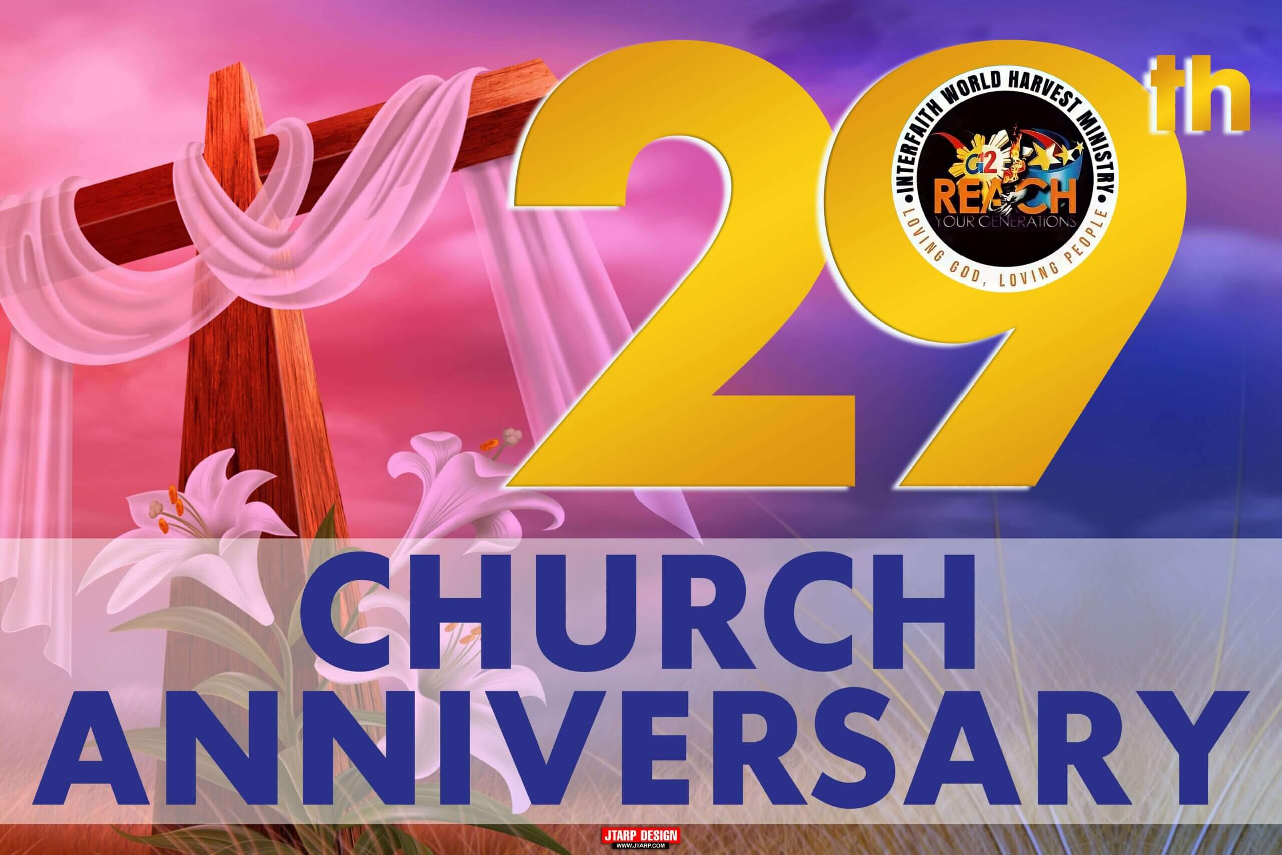 29th Church Anniversary - Events Layout