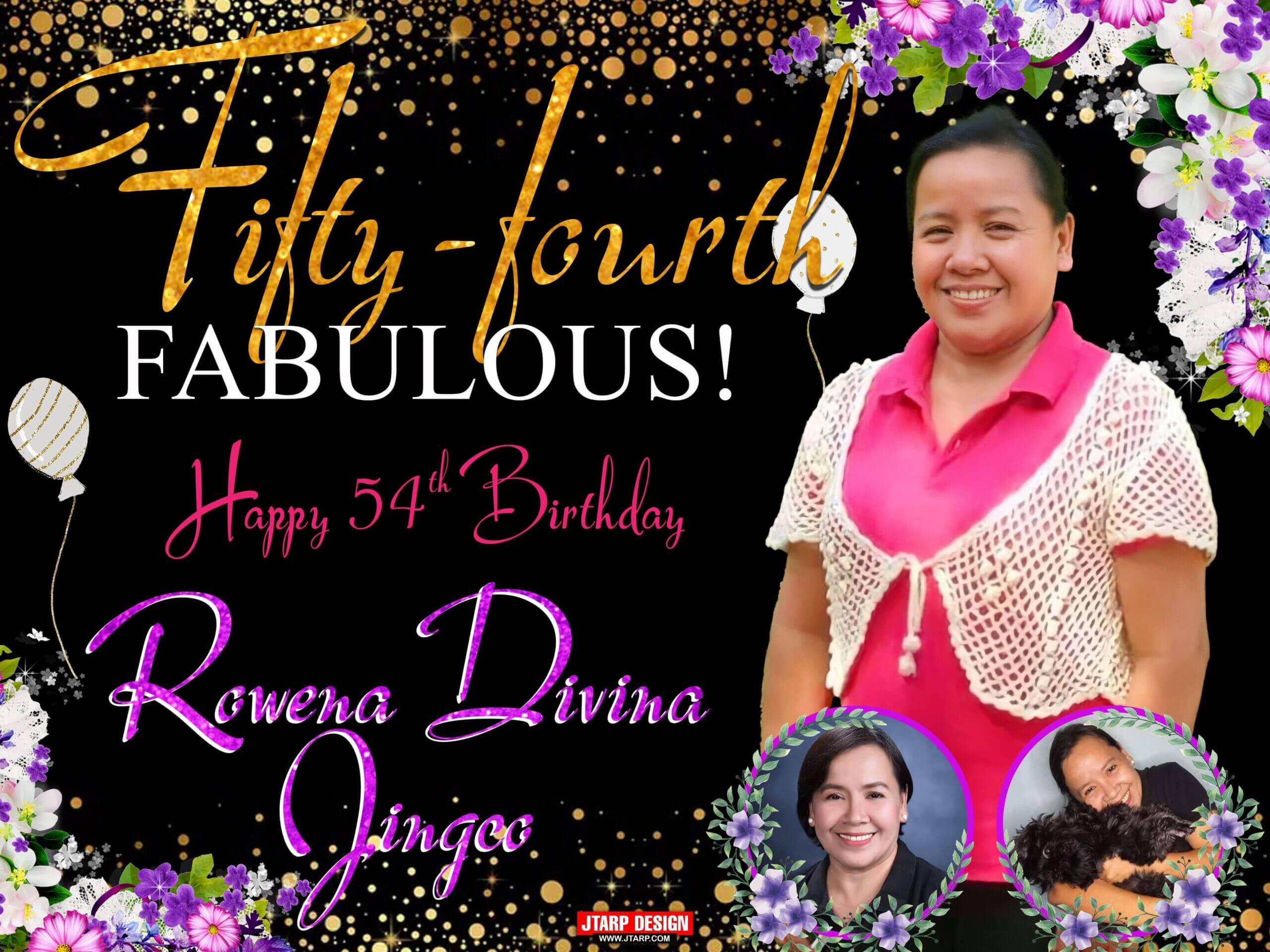 4x3 Happy 54th Birthday Rowena Divina Jingco