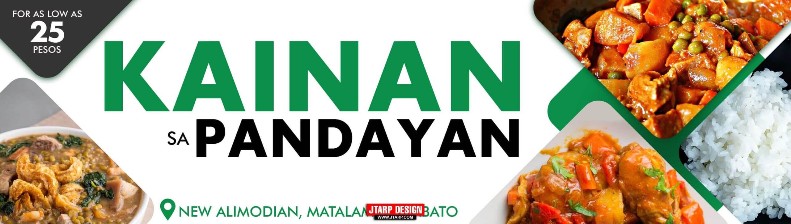 Kainan sa Pandayan Food Business Tarpaulin Design