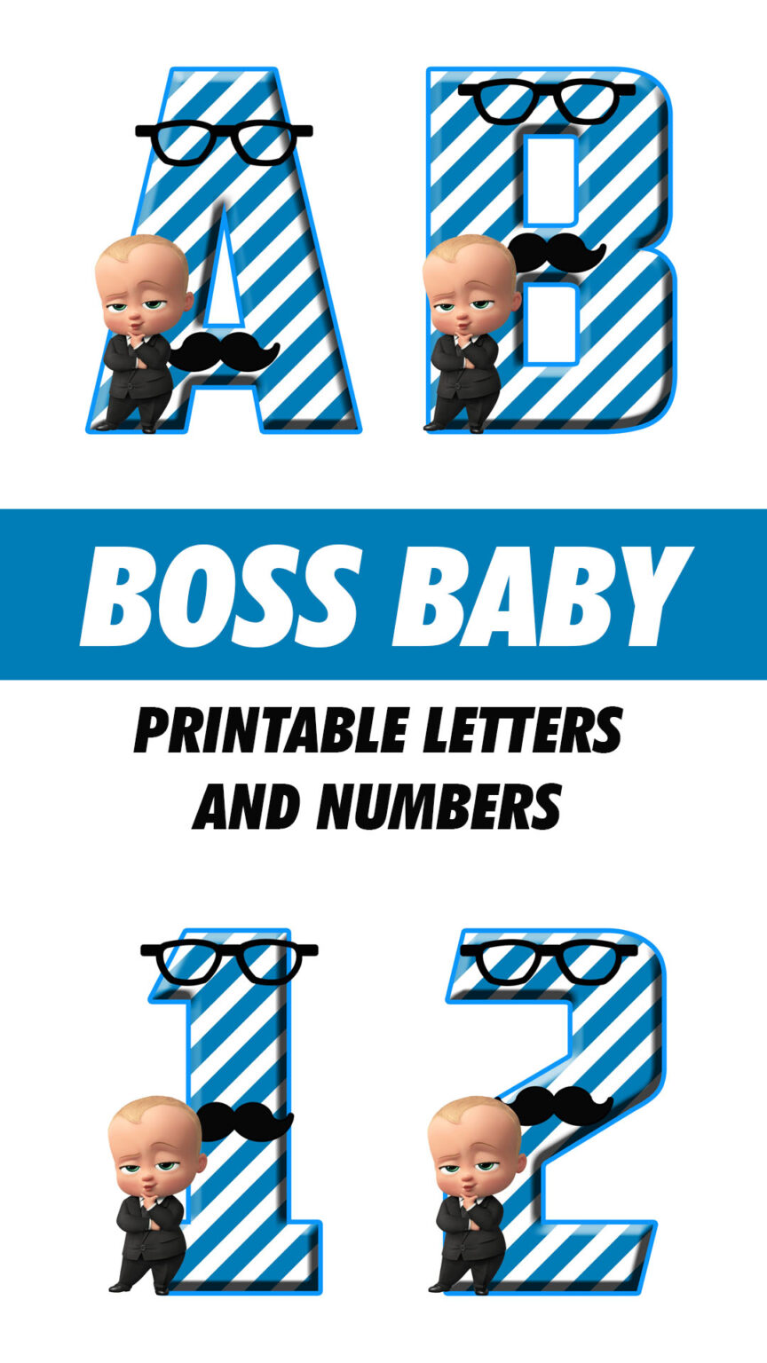 A COver Boss Baby Printables