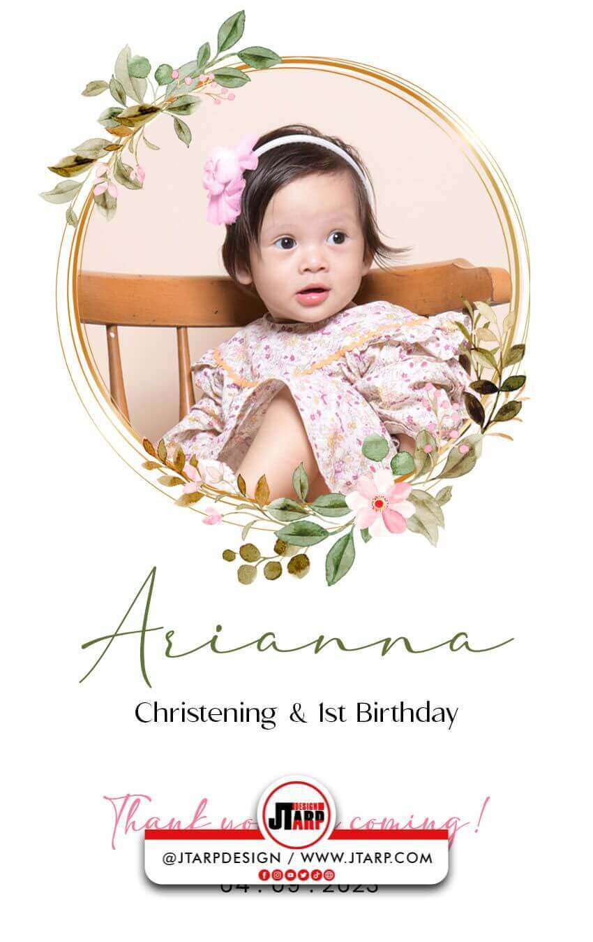 Arianna Thank You Card Design ATM size copy