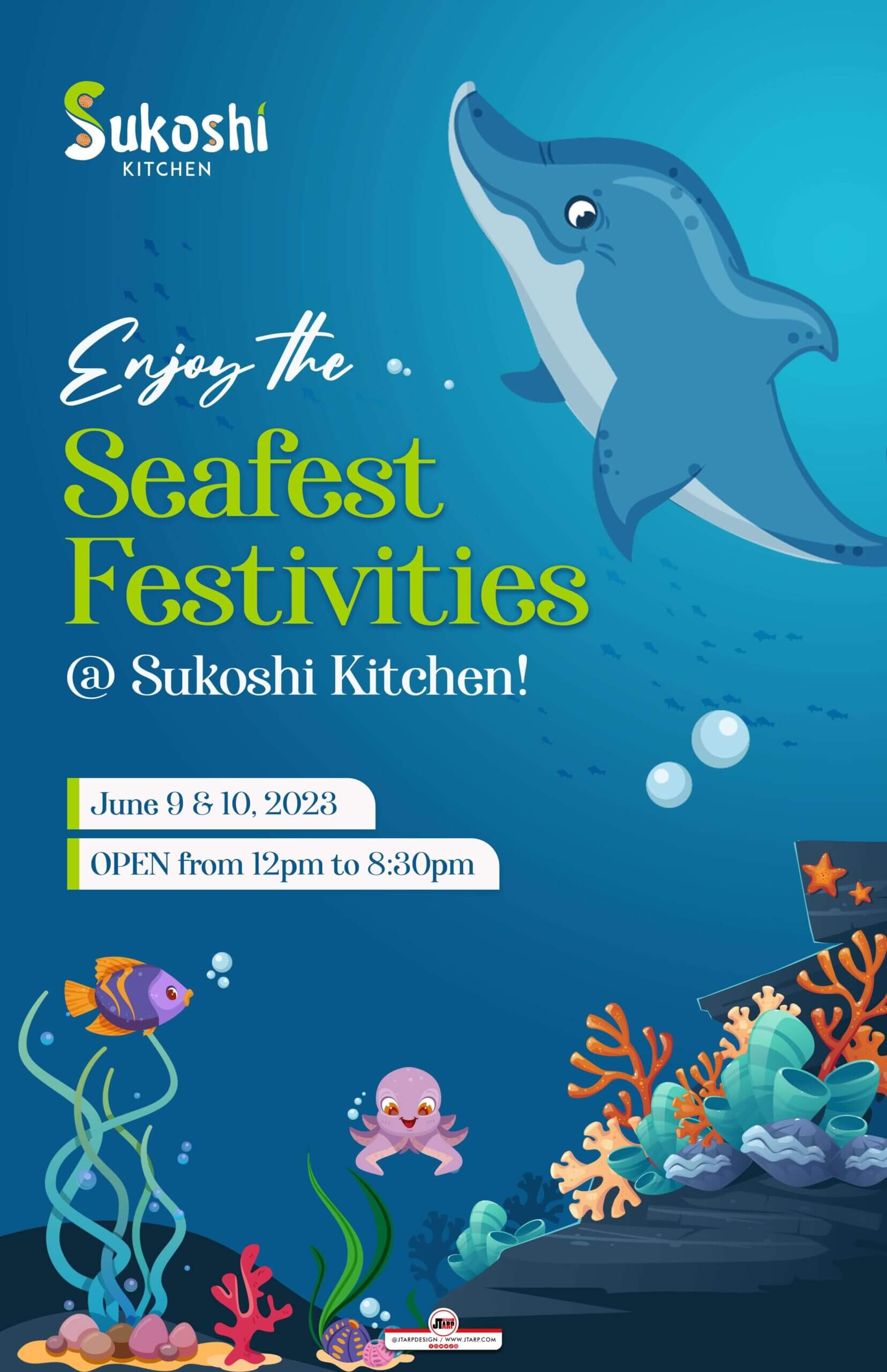 11x17 Seafest festivities Sukoshi Kitchen copy