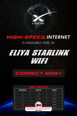 Piso WiFi Vendo STARLINK High-Speed Internet