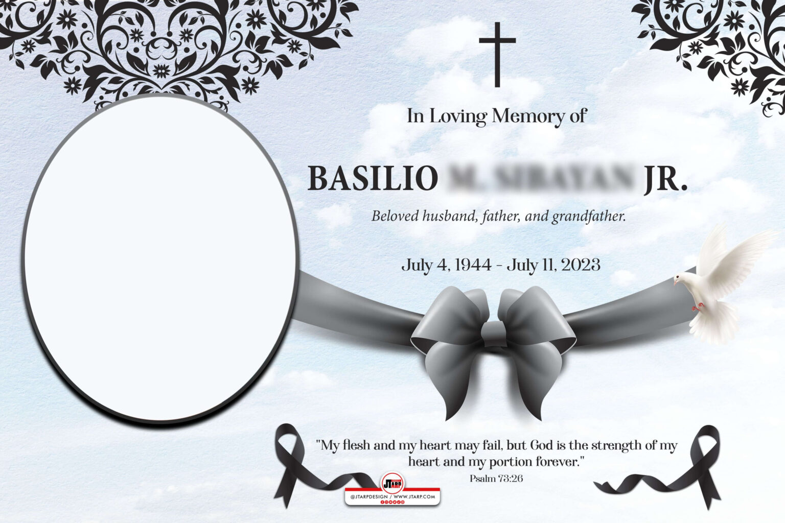 Death Tarp In Loving Memory of Basilio Death