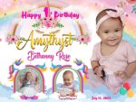 4x3 Amythyst Bethanny Rose Unicorn Tarpaulin Design copy