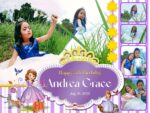 4x3 Happy 5th Birthday Andrea Grace Sofia the 1st Design copy