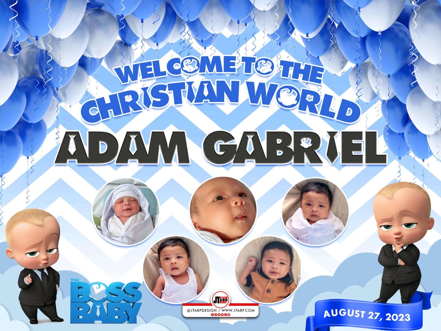 4x3 Welcome to the Christian World Adam Gabriel Boss Baby Design copy