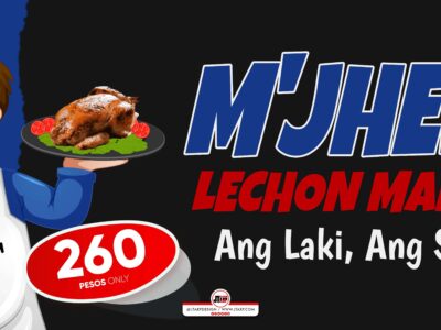 7x3 M jhezh Lechon Manok Banner for Top of Store