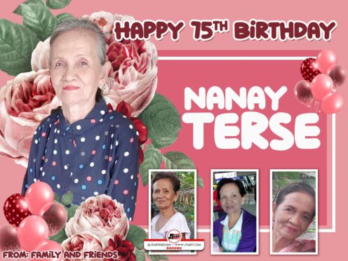 Happy 75th Birthday Nanay Terse