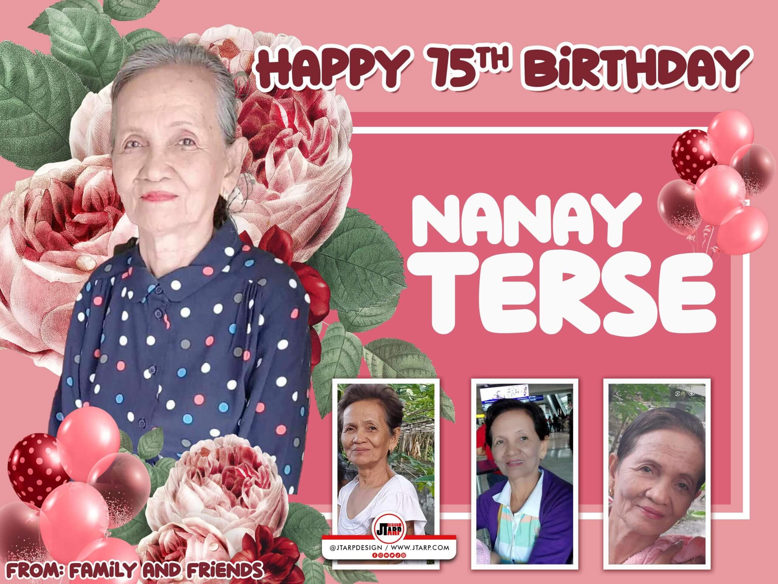 4x3 Happy 75th BirthdayNanay Terse copy