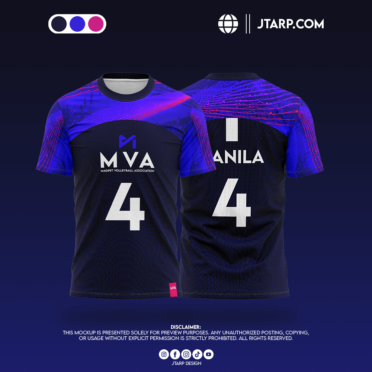 Magpet Volleyball Association (MVA) Dark Blue Jersey  Design