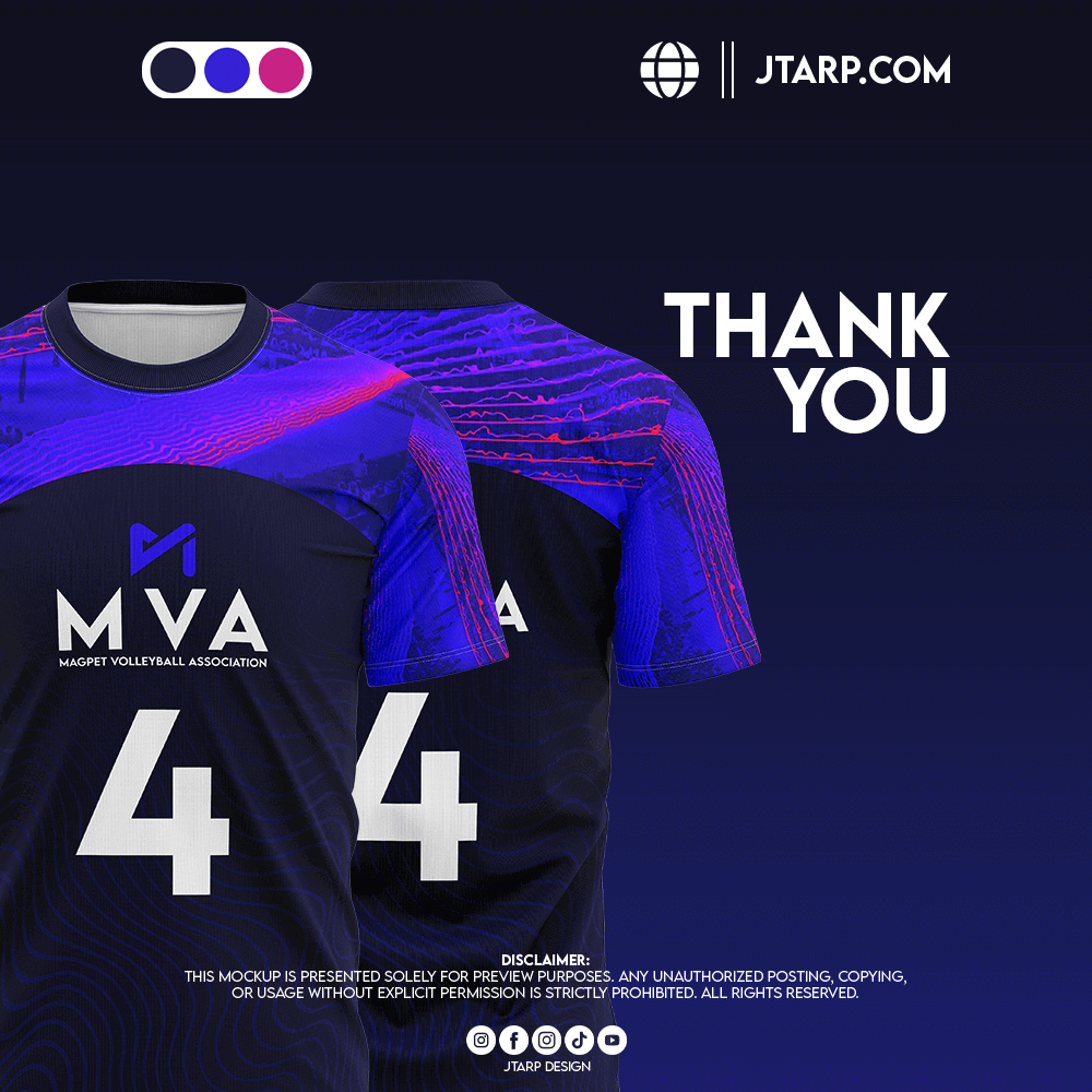 MVA Volleyball Jersy Dark Blue Design Artboard 4